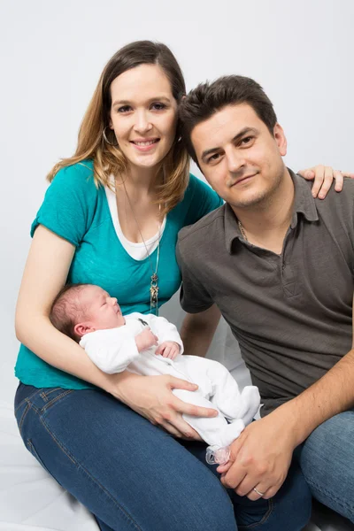 Nette Familie — Stockfoto