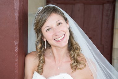 Mutlu ve güzel evli çift dışında