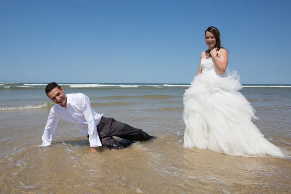 Casamento casal — Fotografia de Stock