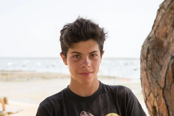 Close up of teen boy — Stock Photo, Image