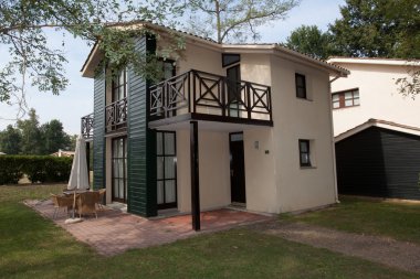 evde yeşil bir Bahçe