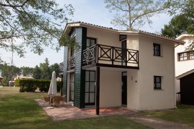 güzel modern ev ve Bahçe, açık
