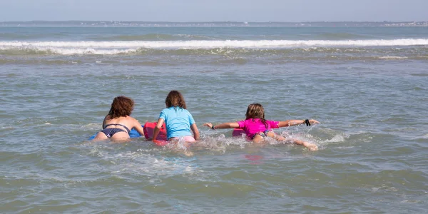 Family have fun at summertime — Stock Photo, Image