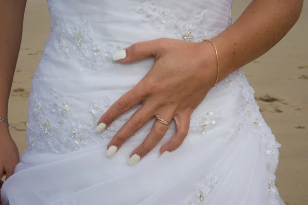 Em um dia de casamento — Fotografia de Stock