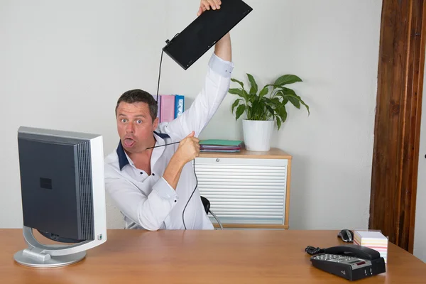 Homem no trabalho — Fotografia de Stock