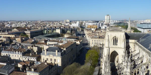 Top view of the town bordeaux in France — Stock Photo, Image