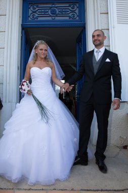 Büyüleyici Düğün çifti