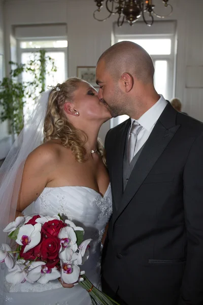 Encantadora pareja de boda — Foto de Stock