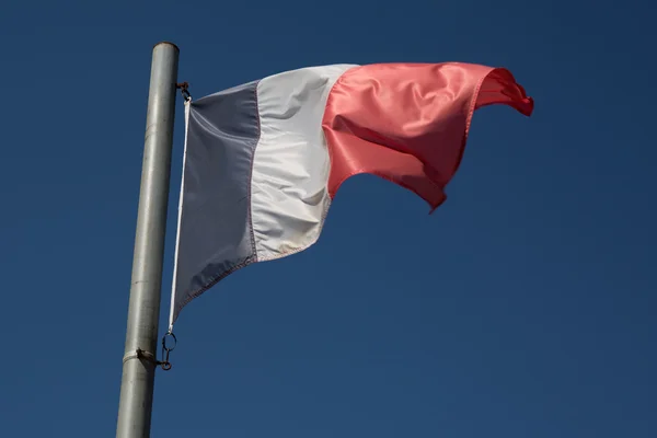 Flaga Francji macha — Zdjęcie stockowe