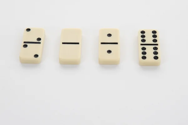 Creative happy New year 2016 in the form of chips dominoes — Stock Photo, Image
