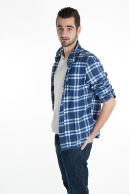 Yakışıklı genç adam portresi