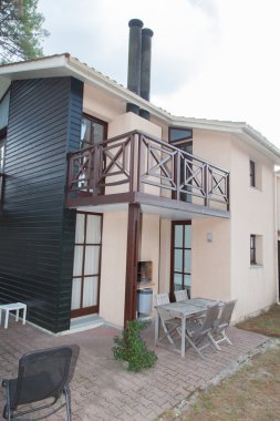 Güzel bir modern ev dış görünümü 