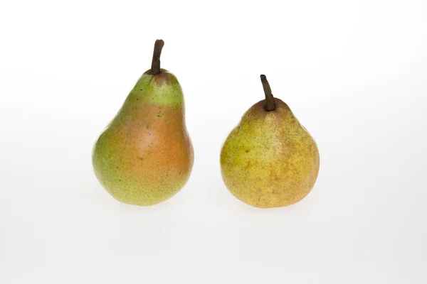 Two pear isolated on a white background — Stock Photo, Image