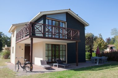 Güzel bir modern ev dış görünümü 