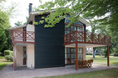 Güzel bir modern ev dış görünümü 