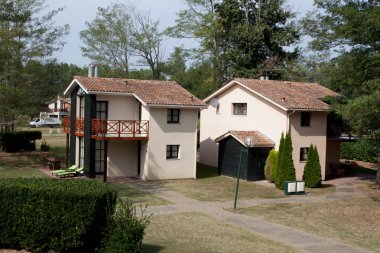 Güzel bir modern ev dış görünümü 