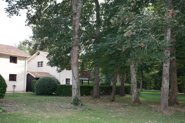 Vista del exterior de una hermosa casa moderna — Foto de Stock