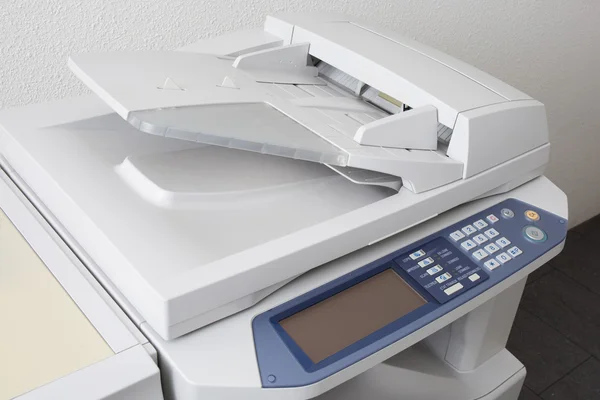 Office multifunction printer or copy machine isolated — Stock Photo, Image