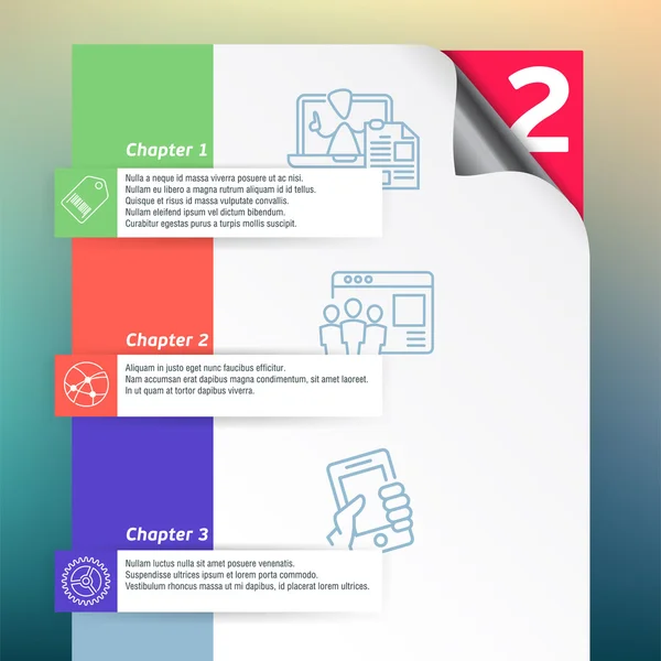 Modello di inforgrafica vettoriale ed elementi di design — Vettoriale Stock