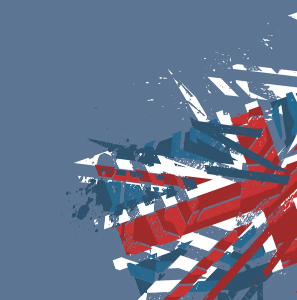 Elementos de la bandera del Reino Unido — Vector de stock