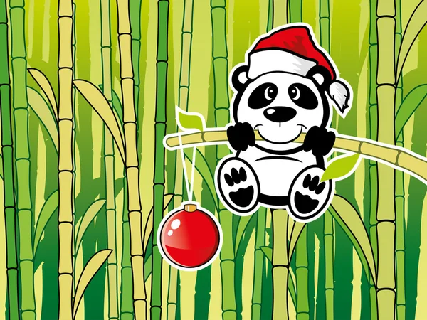 Cartoon dier Panda — Stockvector