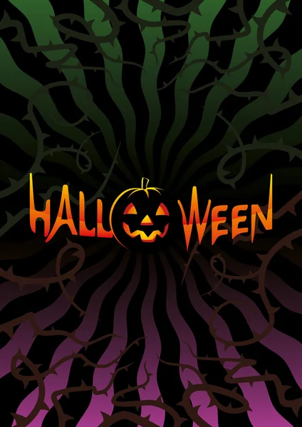 Inscripción de Halloween — Vector de stock