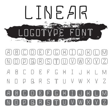 İnce çizgi harfler