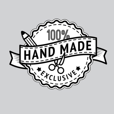 Hand made stamp clipart