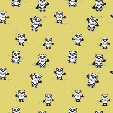 Bambu seamless modeli ile Panda