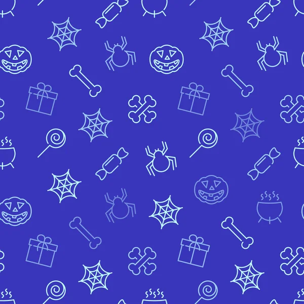 Fondo sin costuras de Halloween — Archivo Imágenes Vectoriales