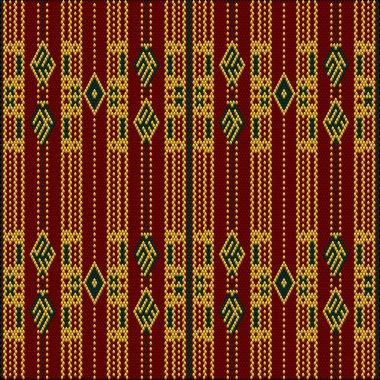  Latin Amerika 'daki insanların ve ülkelerin geleneksel bir süsü. Zengin renklerin dikkat ve zenginlik çektiği bir yer. Giysiler için kumaşlara işlenmiş kadın halıları. Nakışlar.