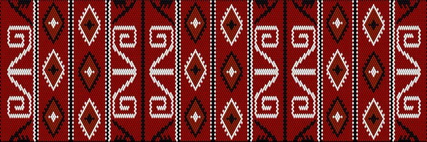 Ornamento Étnico Tradicional Que Los Colores Ricos Atraen Suerte Riqueza — Vector de stock