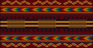 Doymuş renklerin şans ve zenginliği çektiği Asya halkları ve ülkelerinin geleneksel bir süsü. Giysiler için kumaşlara işlenmiş kadın halıları. Nakış desenleri. 