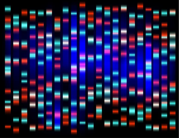 An abstract example of DNA fingerprinting, — Stock Vector