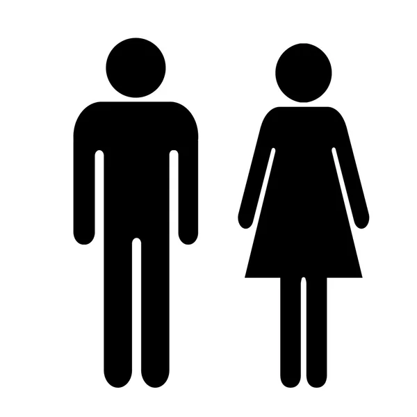 Vecteur Homme et Femme signe — Image vectorielle