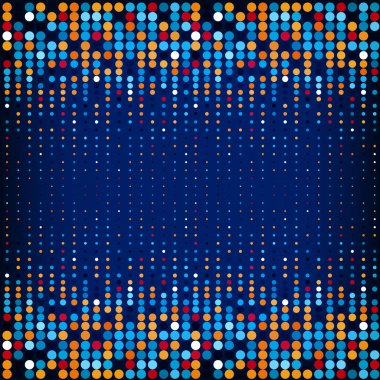 Renkli Daireler bir vektör ile arka plan