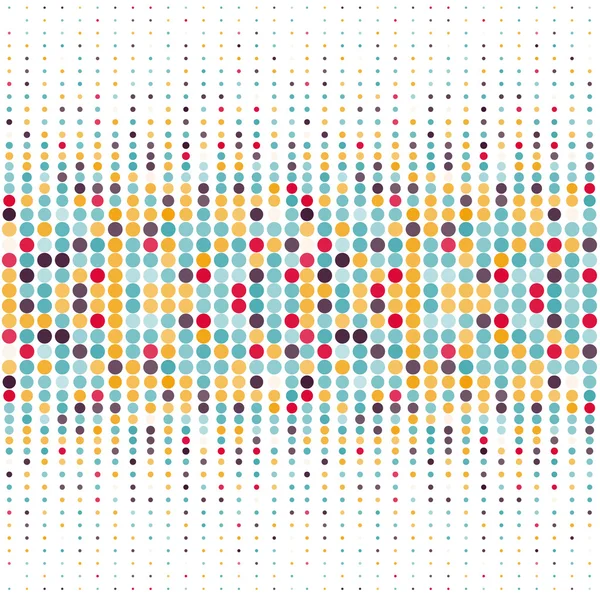 Background with the coloured circles in a vector — Stock Vector