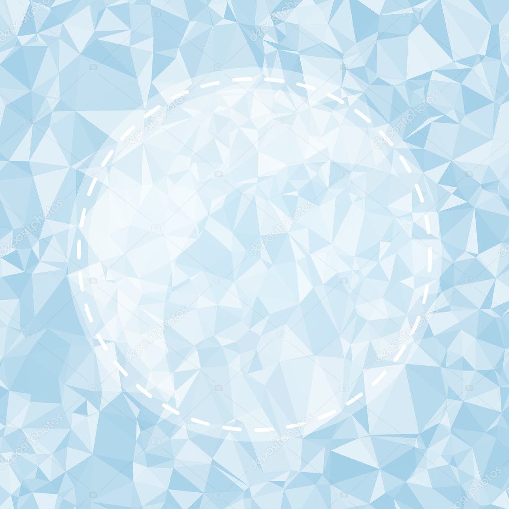 Blue Light Polygonal Mosaic Background, Vector illustration,  Business Design Templates