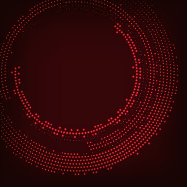 Soyut daire yarı ton