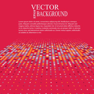 Renkli Daireler bir vektör ile arka plan