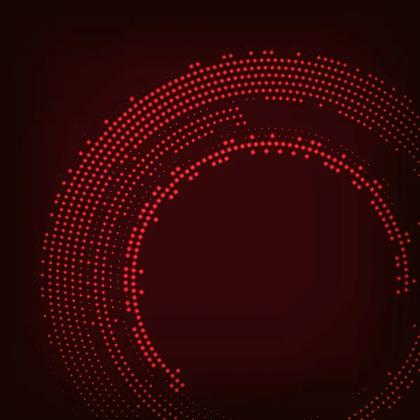 Cercle abstrait demi-teinte — Image vectorielle