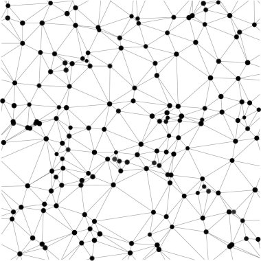 noktalar ve çizgiler vektör çizim arka plan
