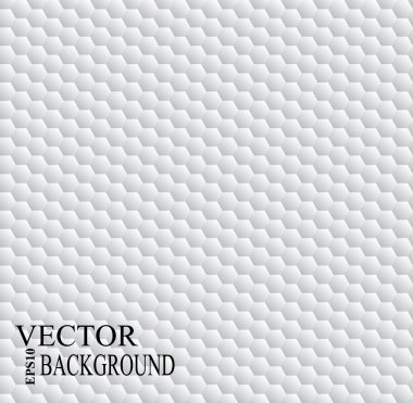 Beyaz altıgen soyut geometrik seamless modeli, vektör