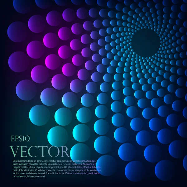 Rainbow virvel vector bakgrund. — Stock vektor