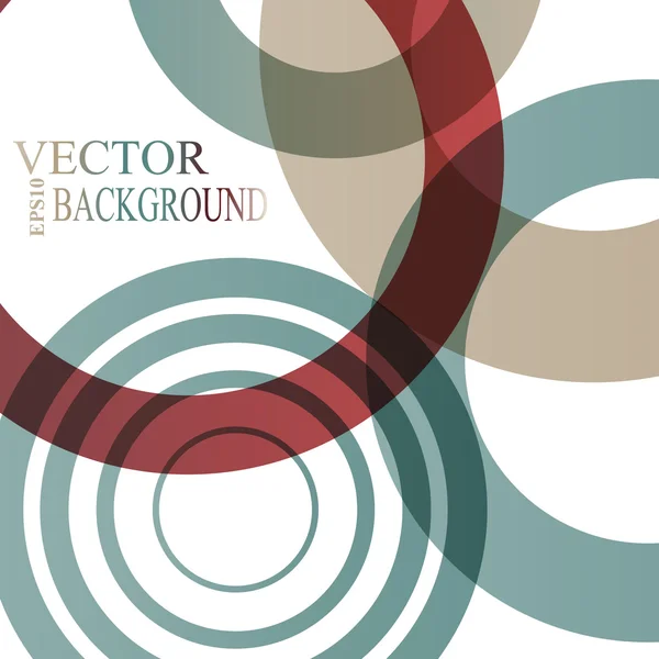 Abstrakta former vektor bakgrund färgglada bubblor — Stock vektor