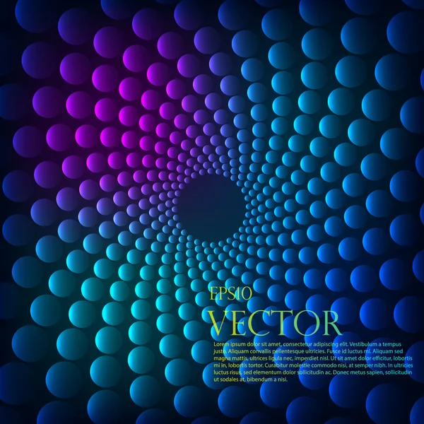 Rainbow vórtice vetor fundo . —  Vetores de Stock