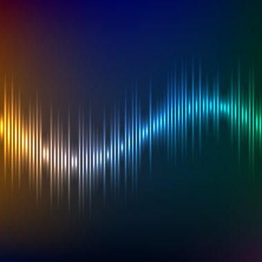 Equalizer'ı arka plan. Vektör eps10.