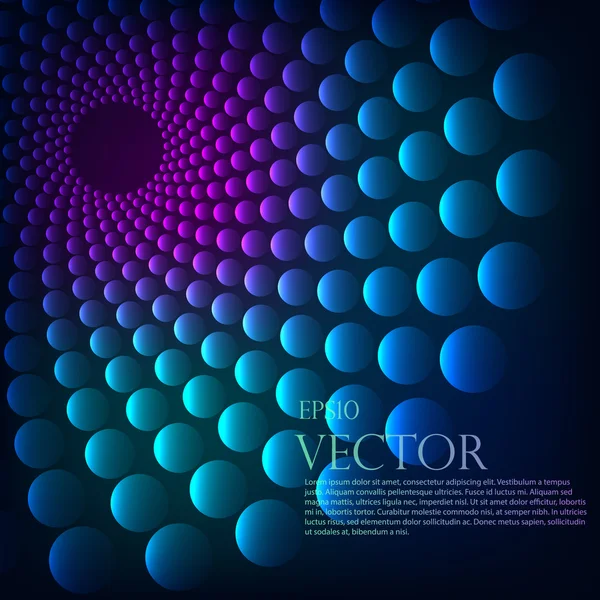 Rainbow vortex vector background. — Stock Vector