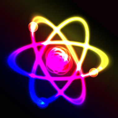 Atom vektör düzeni parlayan