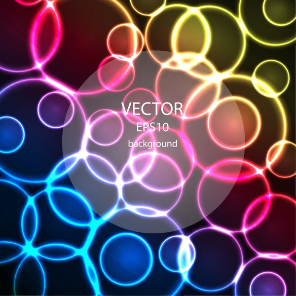 Luces, fondo vectorial — Vector de stock